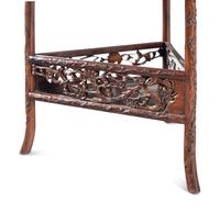 A Chinese Huanghuali and Hardwood Hexagonal Table