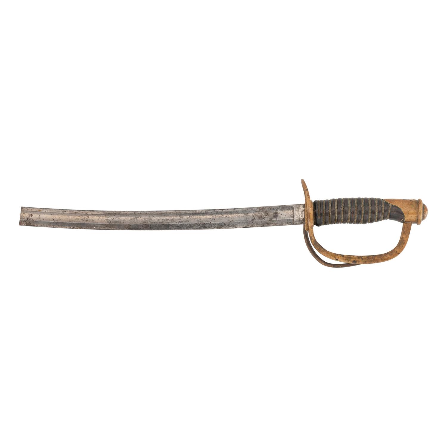 The Broken US Model 1860 Light Cavalry Saber of G.C. Sabine of the 1st DC Calvary, POW - Featured in North-South Trader Magazine