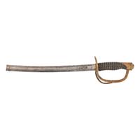 The Broken US Model 1860 Light Cavalry Saber of G.C. Sabine of the 1st DC Calvary, POW - Featured in North-South Trader Magazine