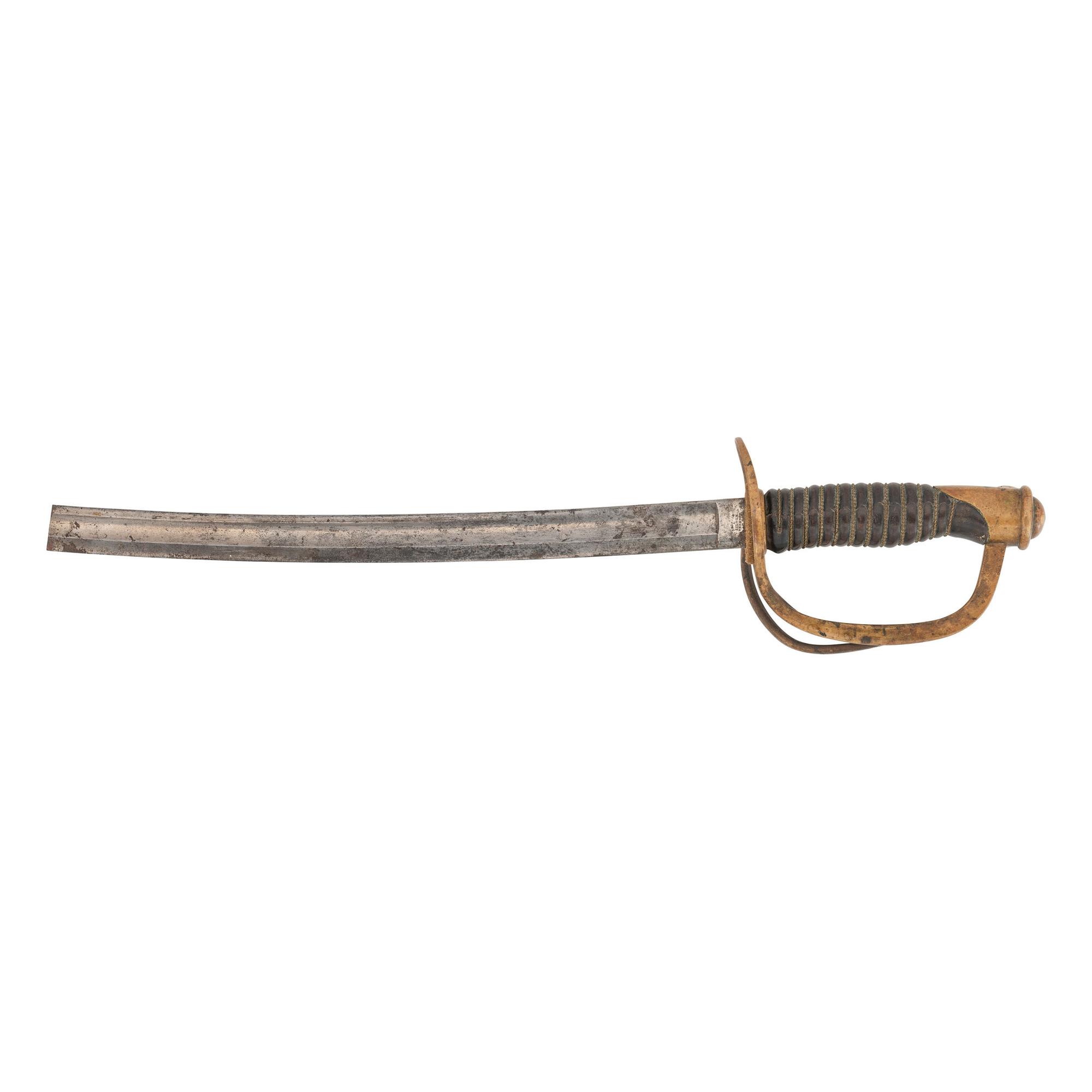 The Broken US Model 1860 Light Cavalry Saber of G.C. Sabine of the 1st DC Calvary, POW - Featured in North-South Trader Magazine
