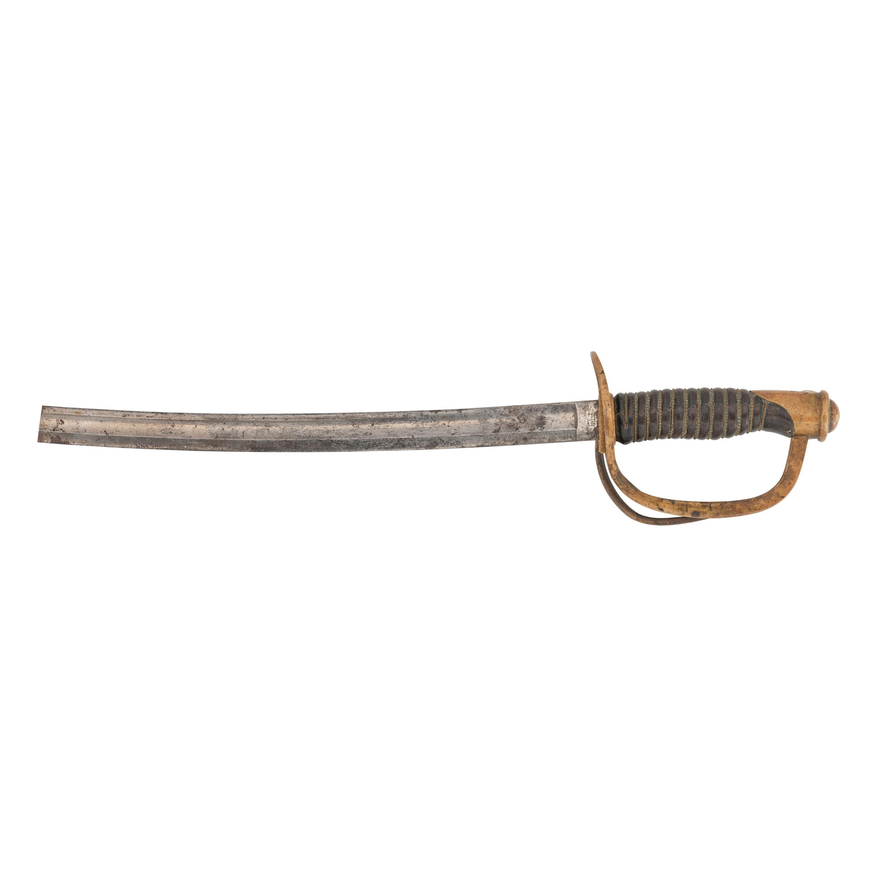 The Broken US Model 1860 Light Cavalry Saber of G.C. Sabine of the 1st DC Calvary, POW - Featured in North-South Trader Magazine