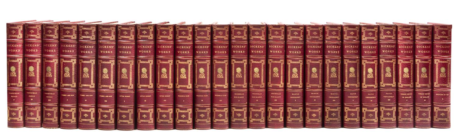 (COLLECTED WORKS) DICKENS, CHARLES. [Works] Boston, 1905. 48 vols. New Century edition, limited.