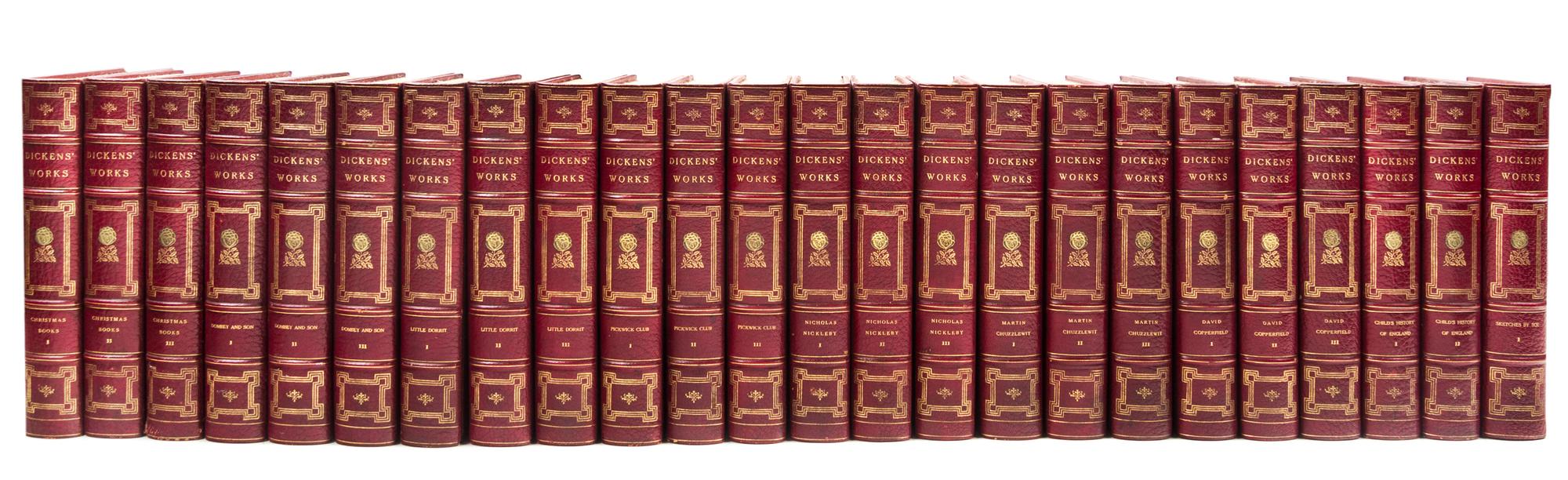 (COLLECTED WORKS) DICKENS, CHARLES. [Works] Boston, 1905. 48 vols. New Century edition, limited.