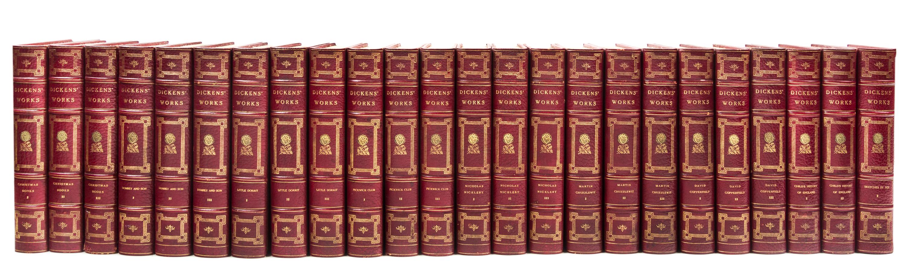 (COLLECTED WORKS) DICKENS, CHARLES. [Works] Boston, 1905. 48 vols. New Century edition, limited.