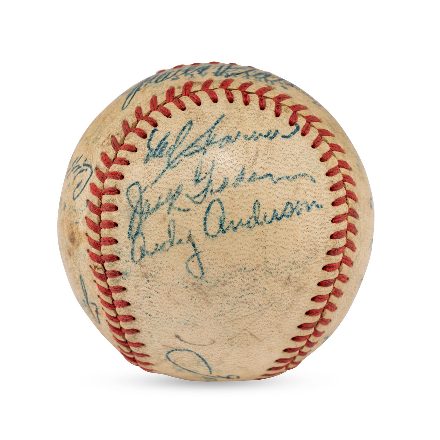 A 1948 St. Louis Browns Team Signed Autograph Baseball (Beckett Authentication Services Letter of Authenticity)