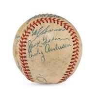 A 1948 St. Louis Browns Team Signed Autograph Baseball (Beckett Authentication Services Letter of Authenticity)