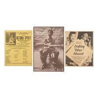 [Music] Group of Six Posters Promoting Blues Acts, incl. Bobby "Blue" Band and Victoria Spivey