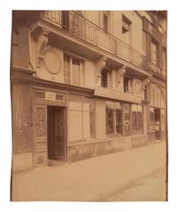 A group of three photographs ( Marché Saint-Germain , circa 1900s; 58 Quai des Orfèvres [balcon] , circa 1900s; Balcon, quai Béthune 24 , 1908)