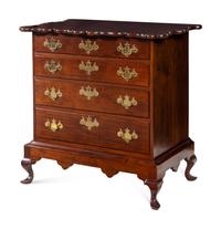 A Chippendale Style Cherry Chest of Drawers