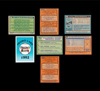 A Group of Seven Hall of Fame Baseball Rookie Cards,