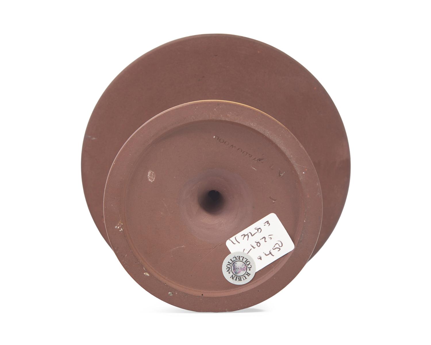 A Wedgwood Brown Jasperware Stand