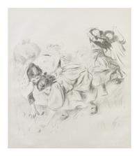 Pierre-Auguste Renoir, (French, 1841-1919), Enfants jouant a la balle, 1900