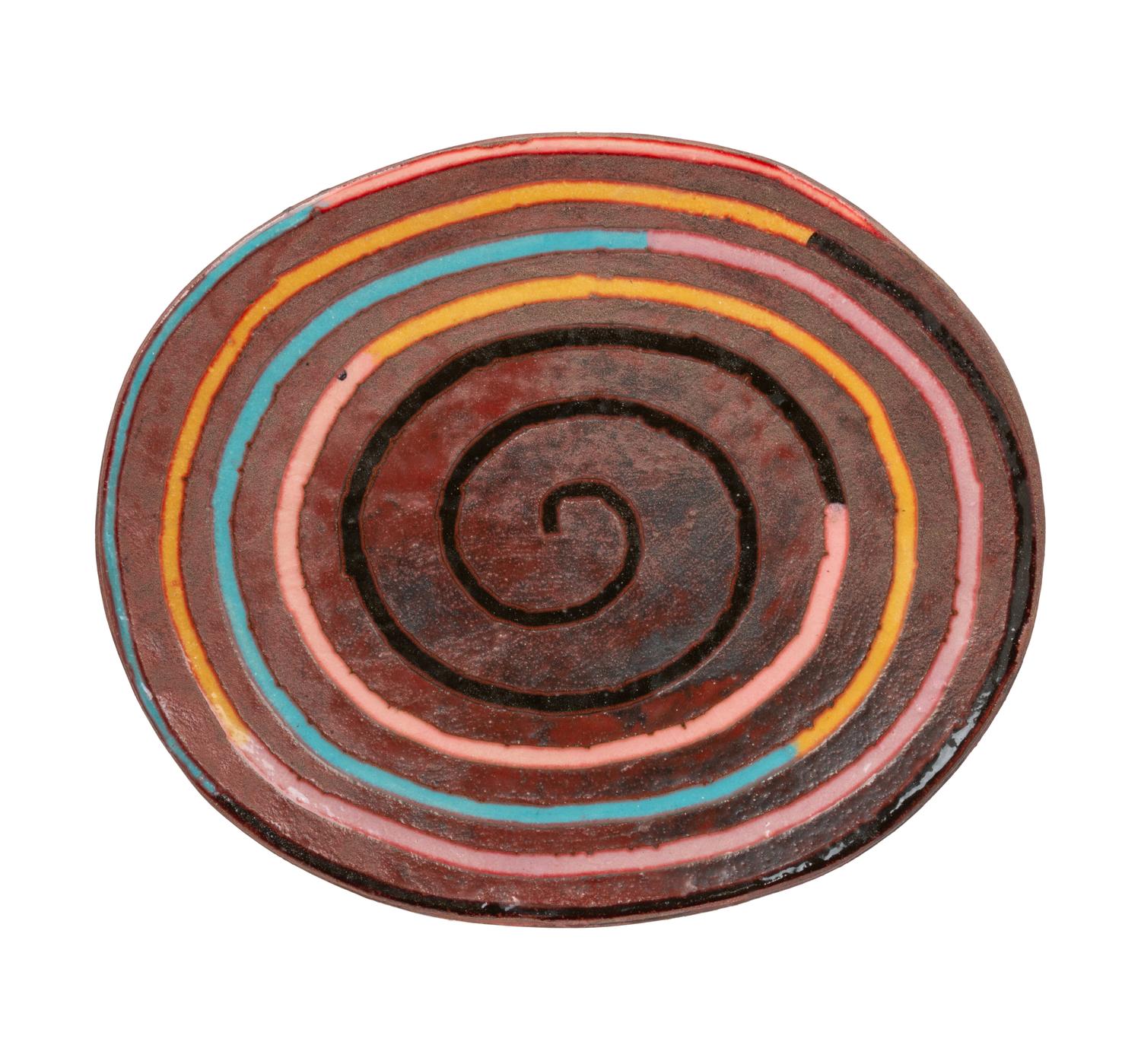 Untitled Spiral Wall Charger, c. 1982