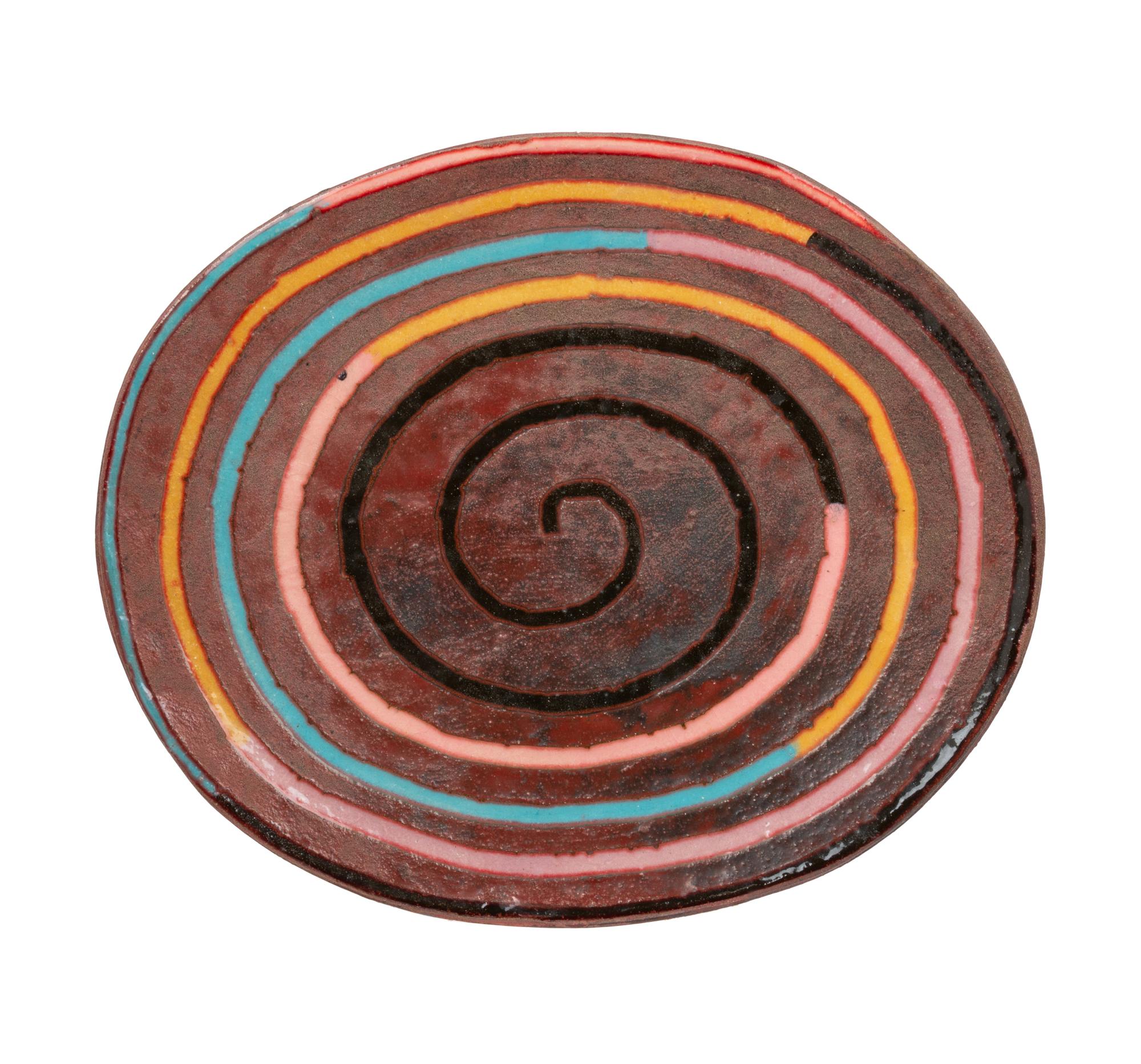 Untitled Spiral Wall Charger, c. 1982