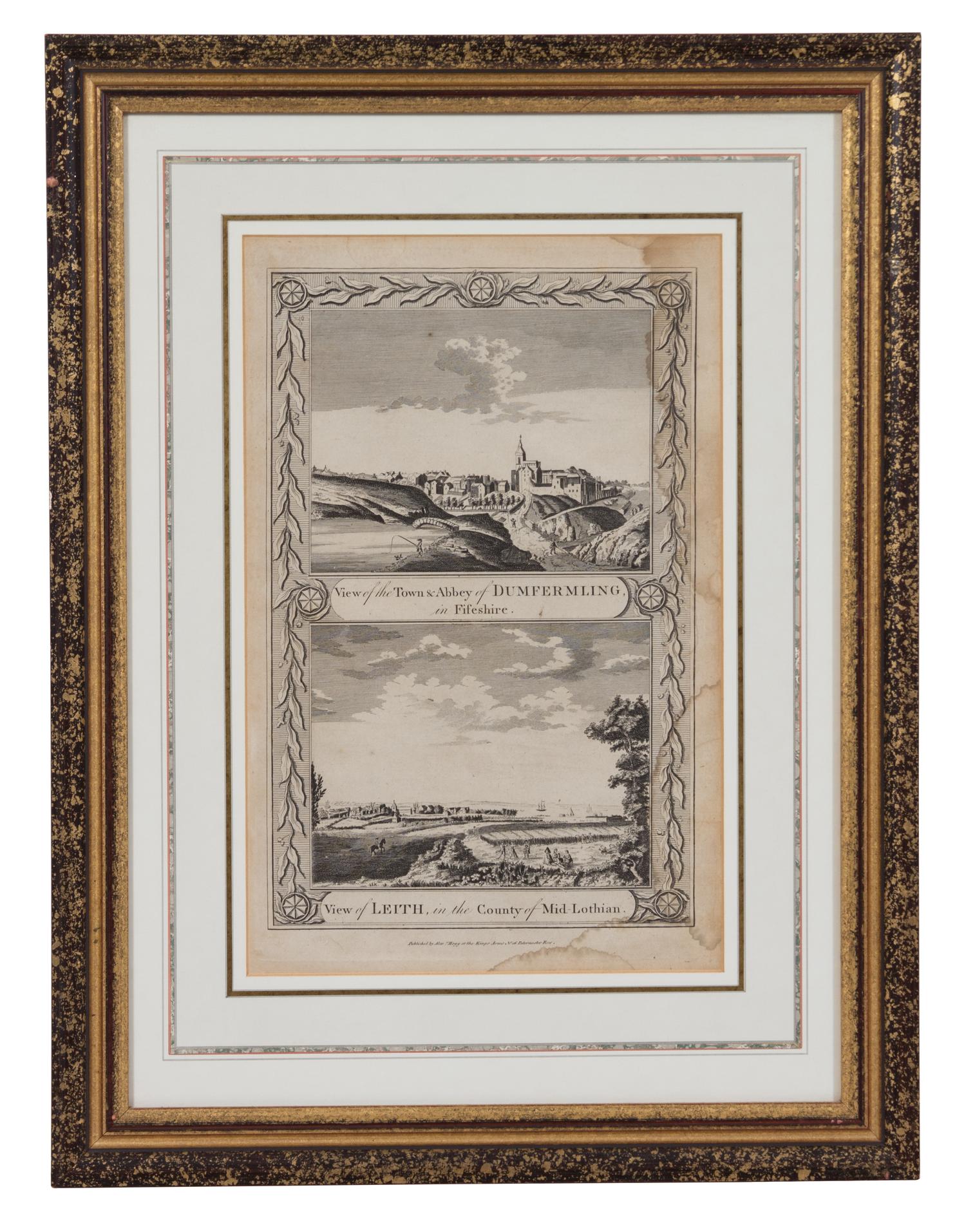 A Collection of Six Architectural Engravings Largest framed dimensions 23 x 18 inches. — 19TH CENTURY