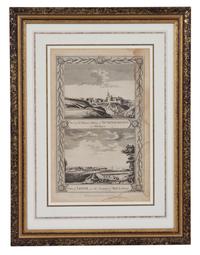 A Collection of Six Architectural Engravings Largest framed dimensions 23 x 18 inches. — 19TH CENTURY