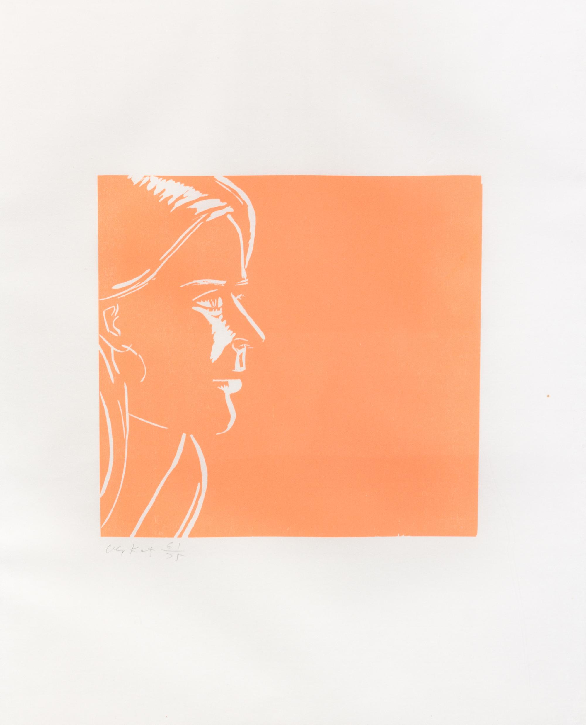 Alex Katz, (American, b. 1927), Pink Kim, 1995