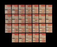 A Group of 26 1953 Topps Baseball Cards,
