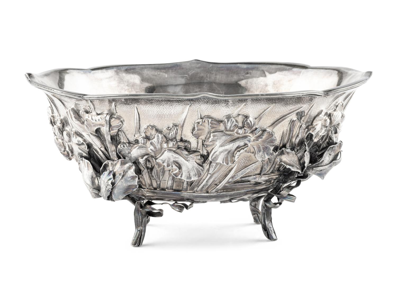 A Japanese Export Silver Bowl