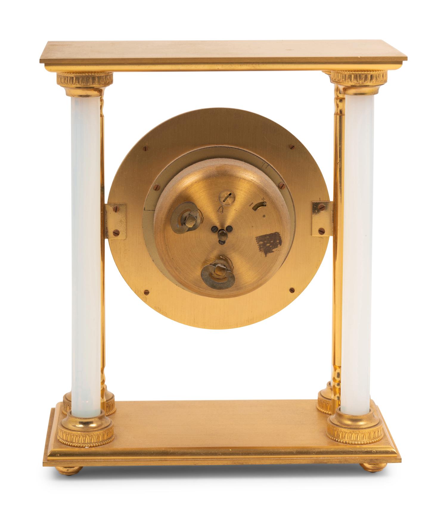 An Hour Lavigne Bronze Portico Clock