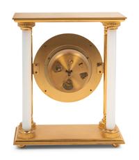 An Hour Lavigne Bronze Portico Clock