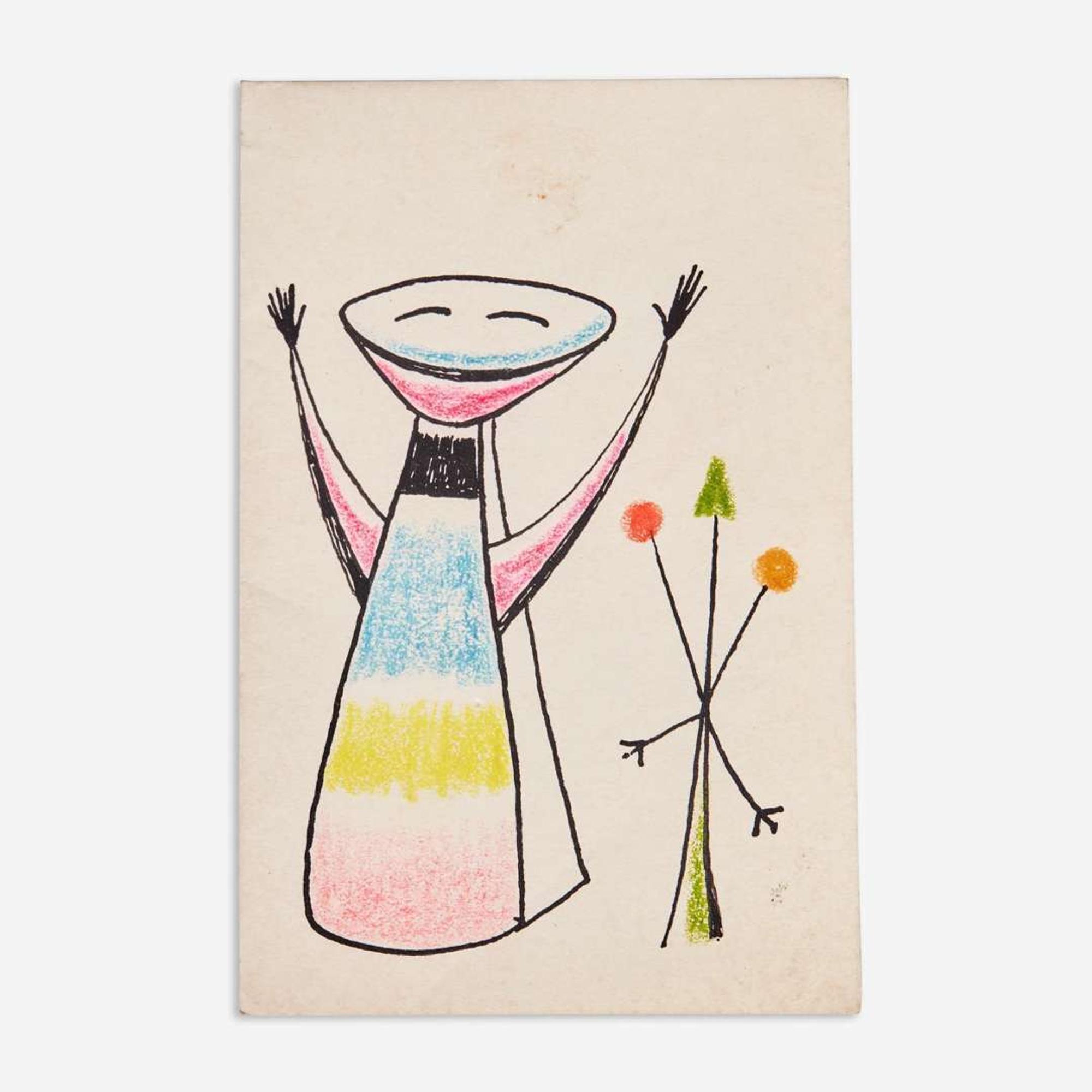 Attilio Salemme (American, 1911-1955) and Lucia Autorino Salemme (American, 1919-2010) Christmas Card