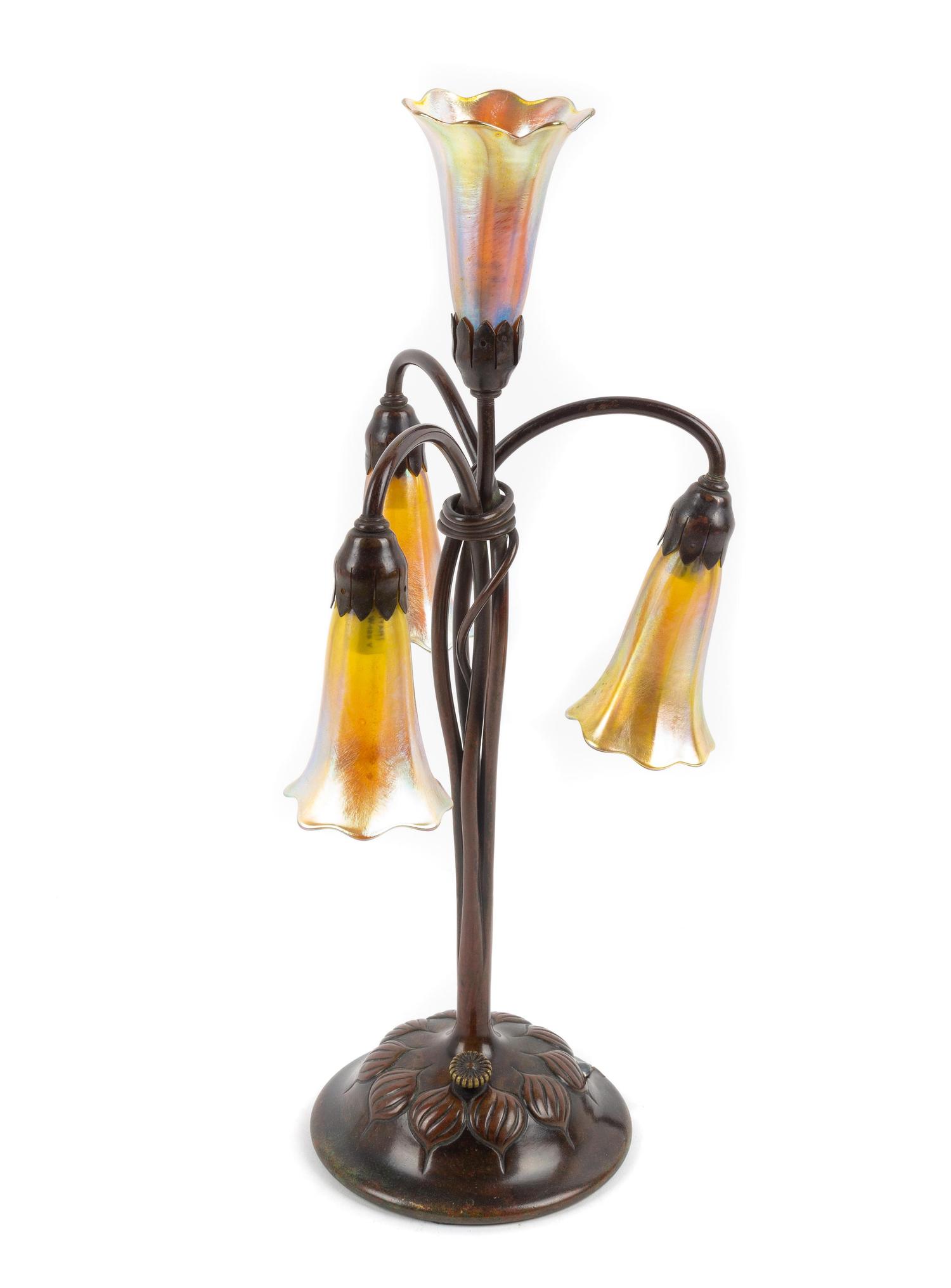 Four Light Lily Table Lamp