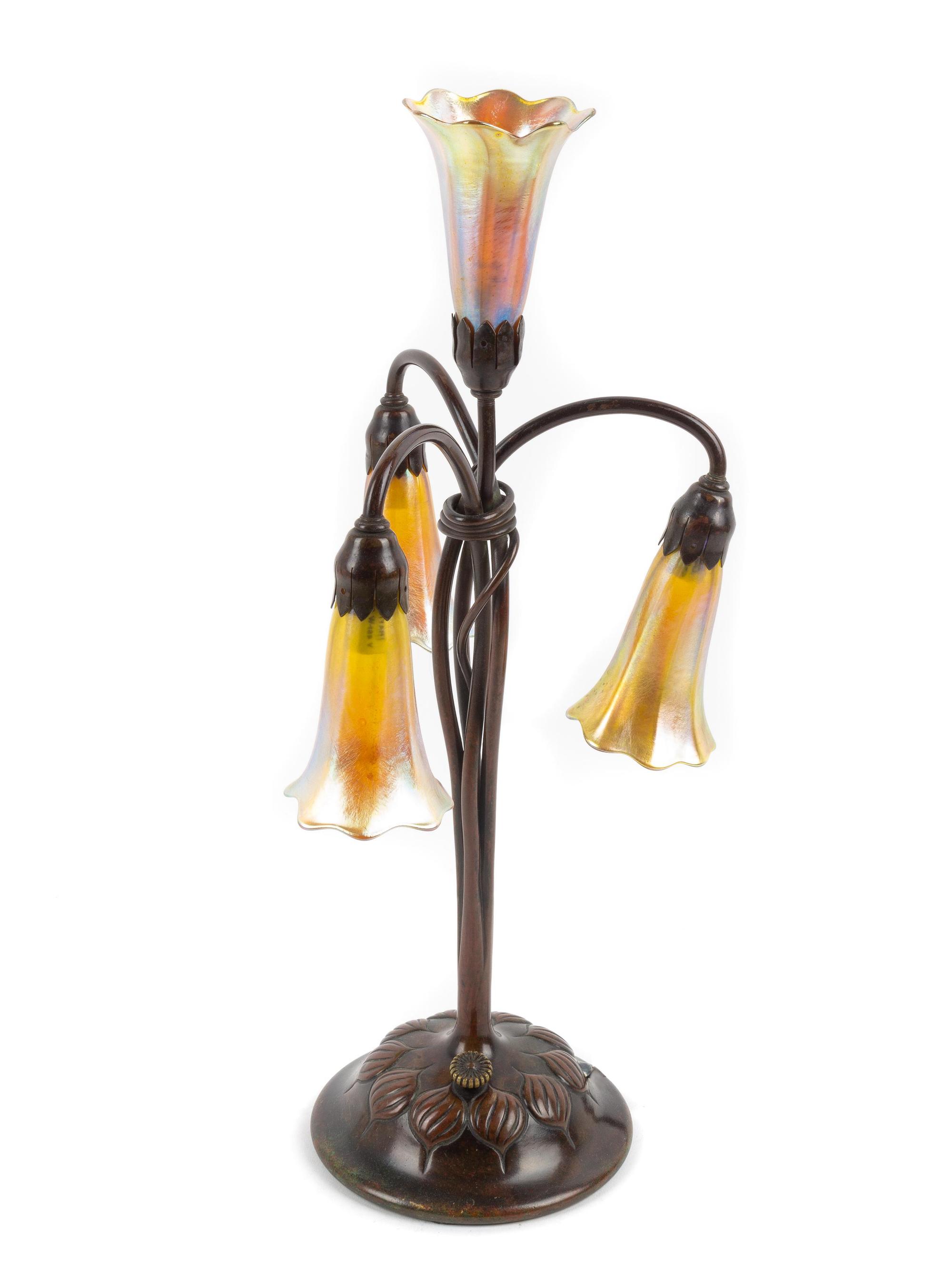 Four Light Lily Table Lamp