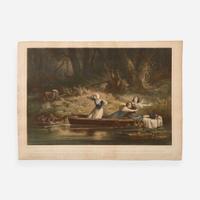 [Prints] Bodmer, K(arl)., and (Jean-Francois Millet) Pair of 2 Prints