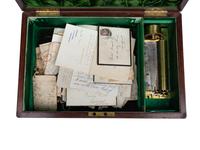 A Musical Needlework Box with Movement by F. Nicole