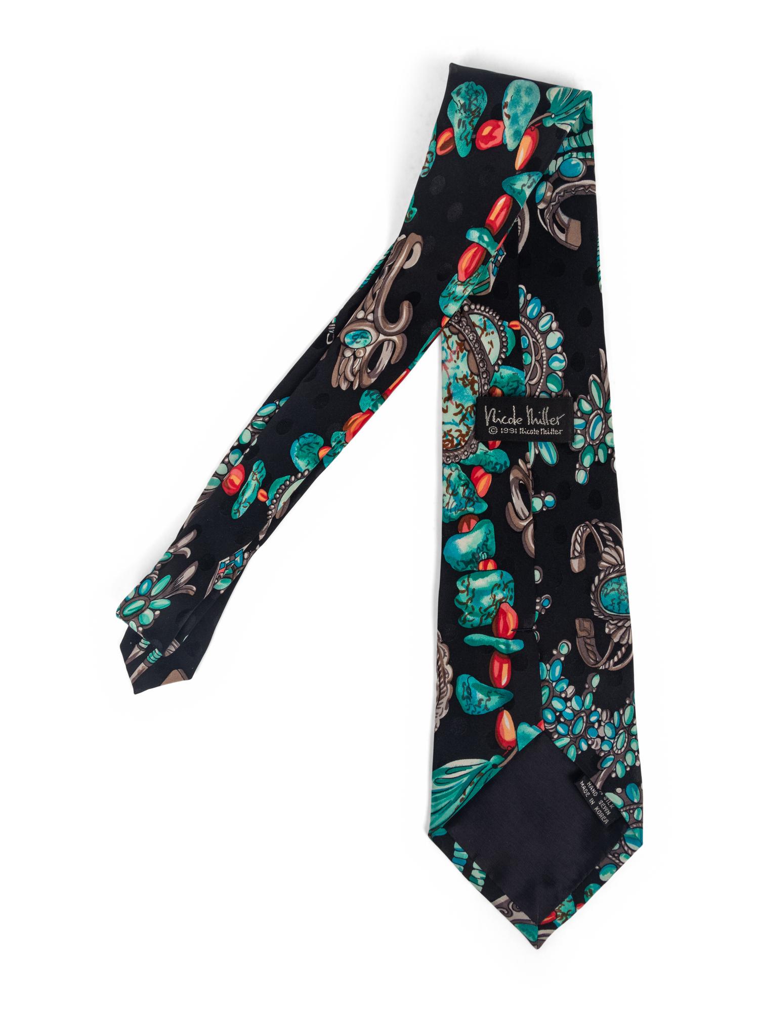 A Nicole Miller Jewelry Motif Tie