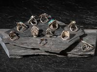 Navajo Silver and Turquoise Rings