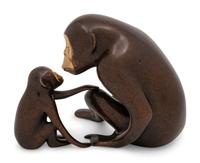 Chimp and Baby Sculpture edition 199/250