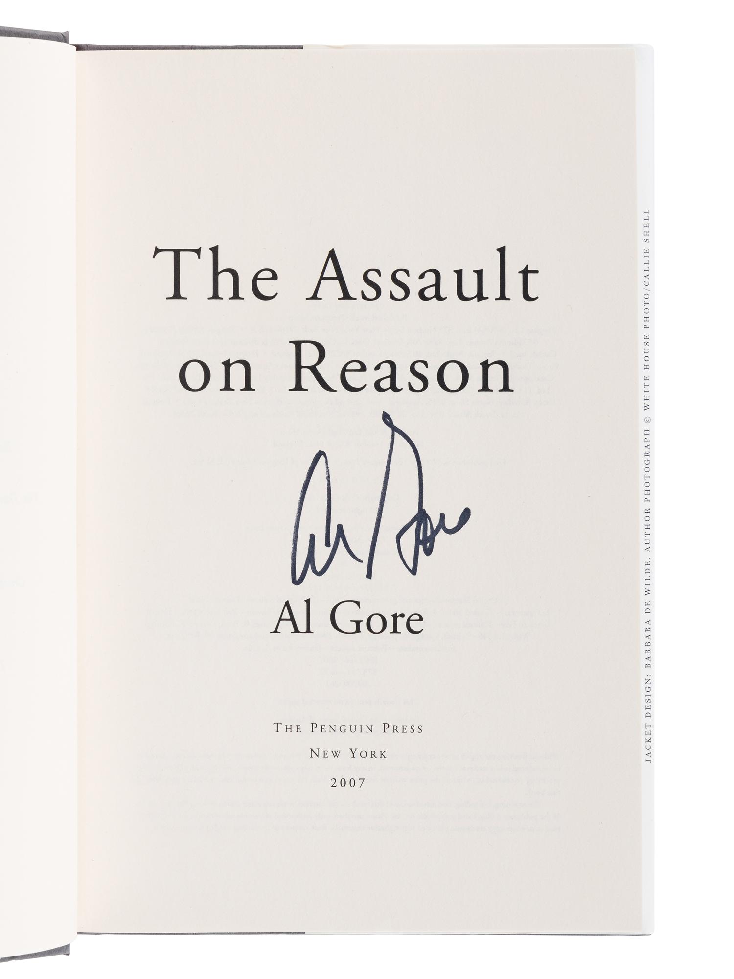 GORE, Albert, Jr. (b. 1948). A group of 3 FIRST EDITIONS by Gore, ALL SIGNED, comprising: