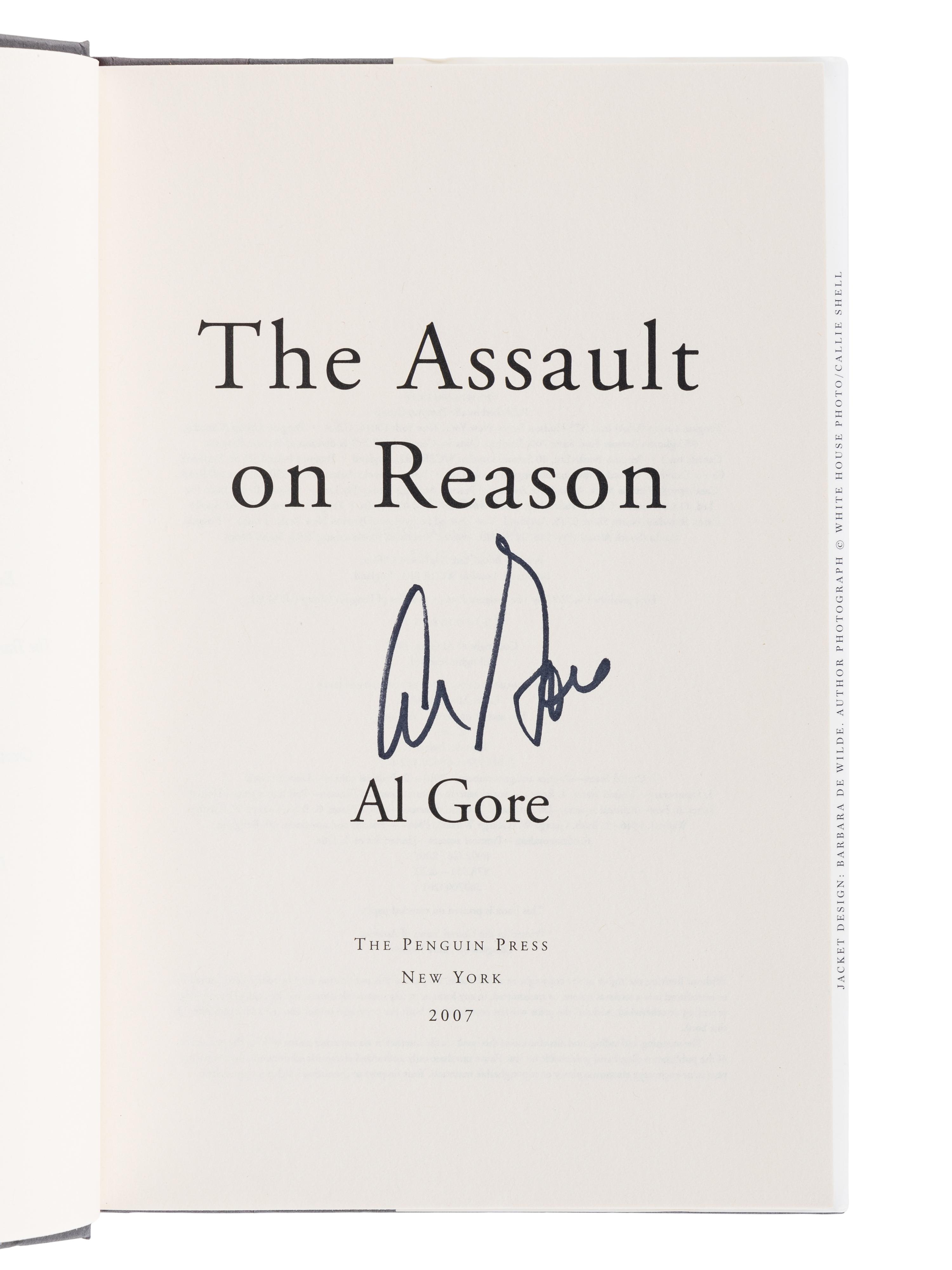 GORE, Albert, Jr. (b. 1948). A group of 3 FIRST EDITIONS by Gore, ALL SIGNED, comprising: