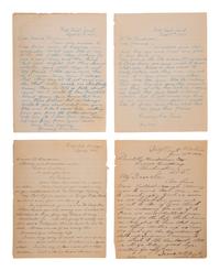 [NATIVE AMERICANS] -- [HENDERSON, Daniel B. (1862-1940)]. An archive of letters and documents mostly related to Henderson's work representing Native American interests of tribes near Fort Peck and Fort Belknap, Montana, including: