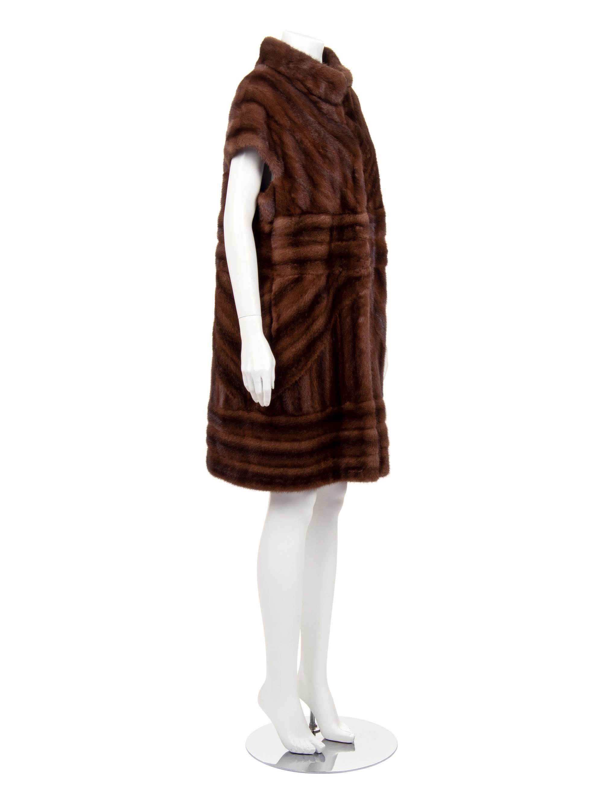 J. Mendel Natural Scan-Glow Mink Vest