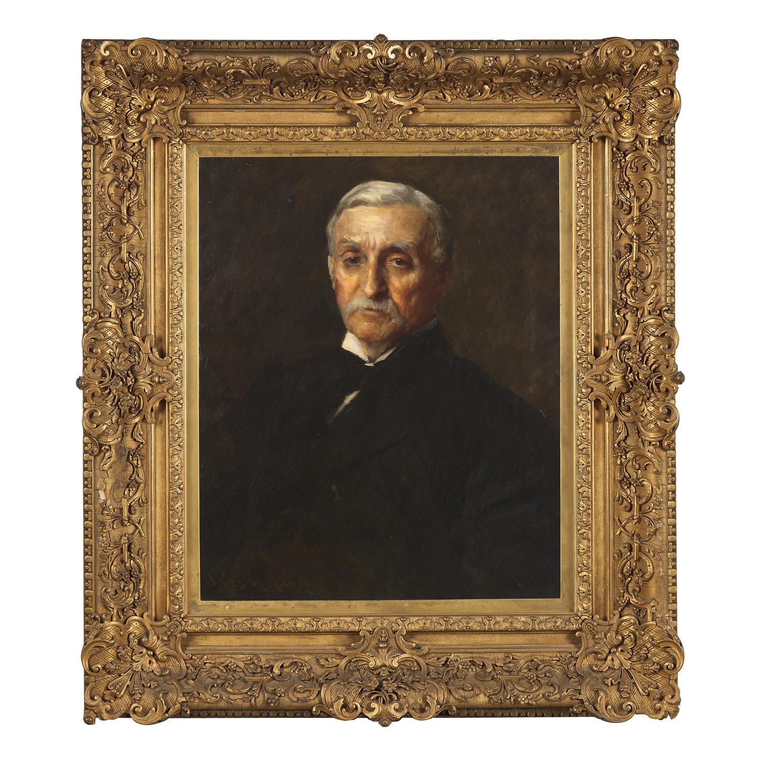 William Merritt Chase (American, 1849-1916) — Portrait of George Washington Martin , 1904
