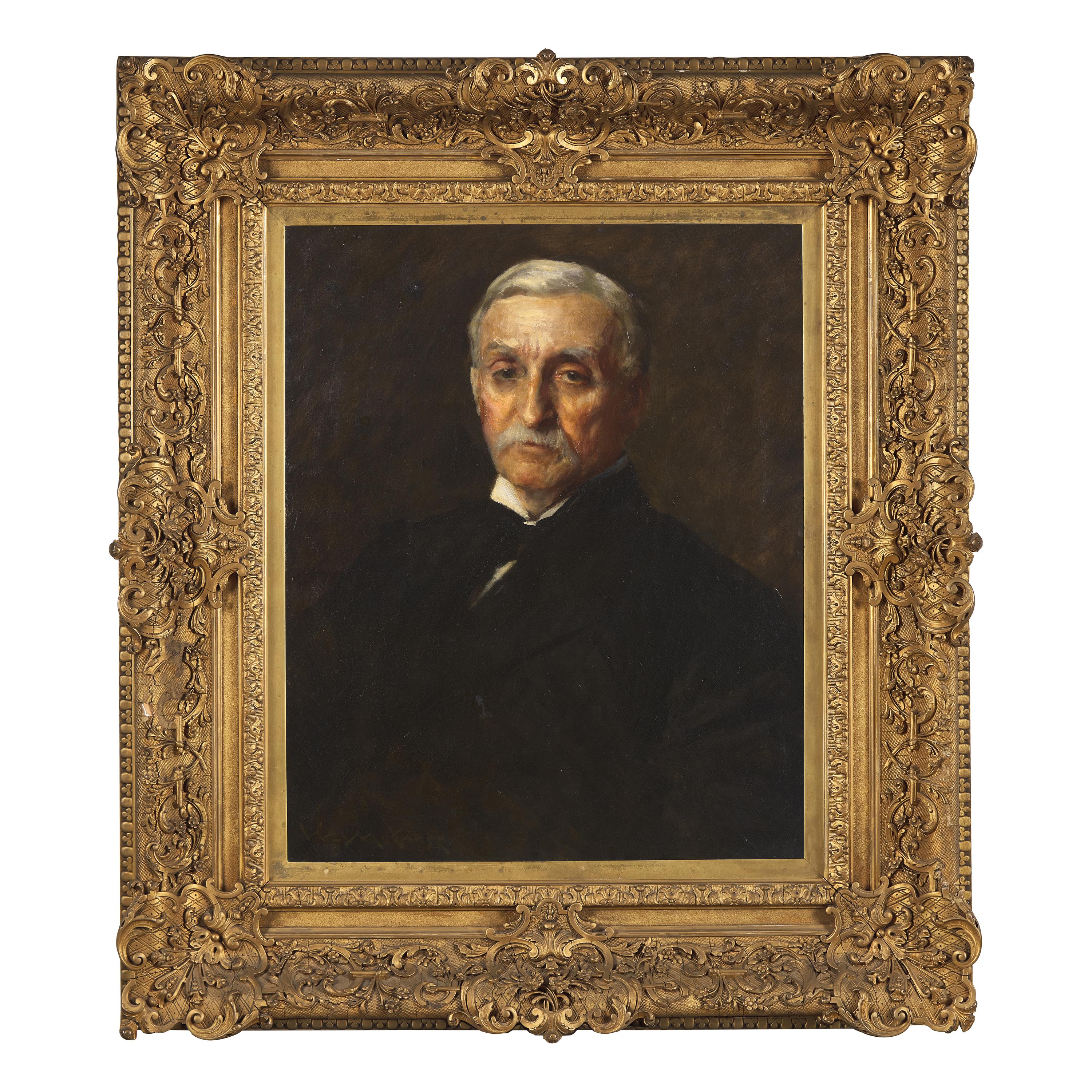 William Merritt Chase (American, 1849-1916) — Portrait of George Washington Martin , 1904