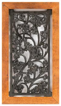 Daniel Hudson Burnham, (American, 1846-1912), a panel for an elevator door from the Fisher Building, Chicago, Illinois, c.1896