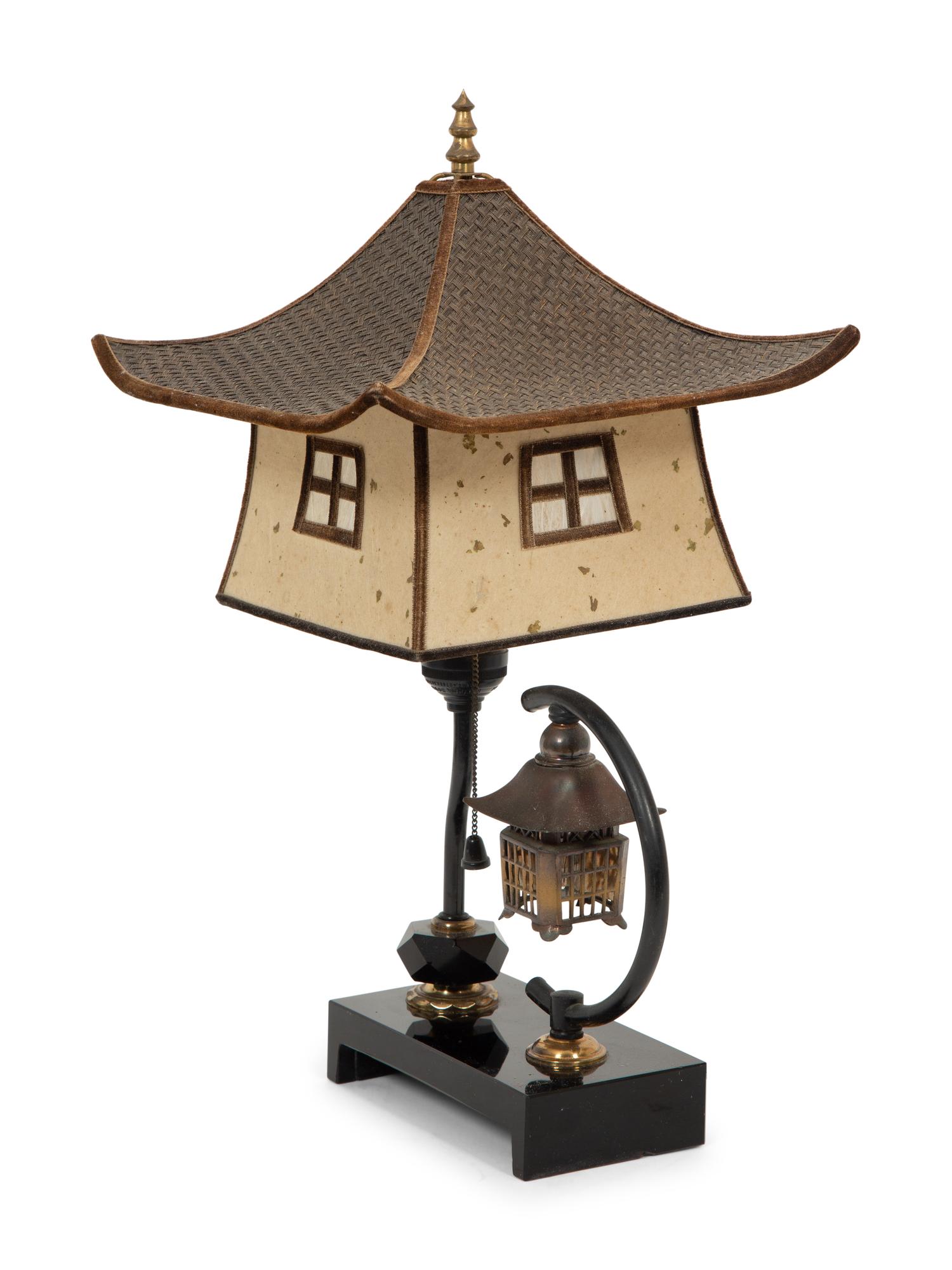 A Pagoda-Form Table Lamp