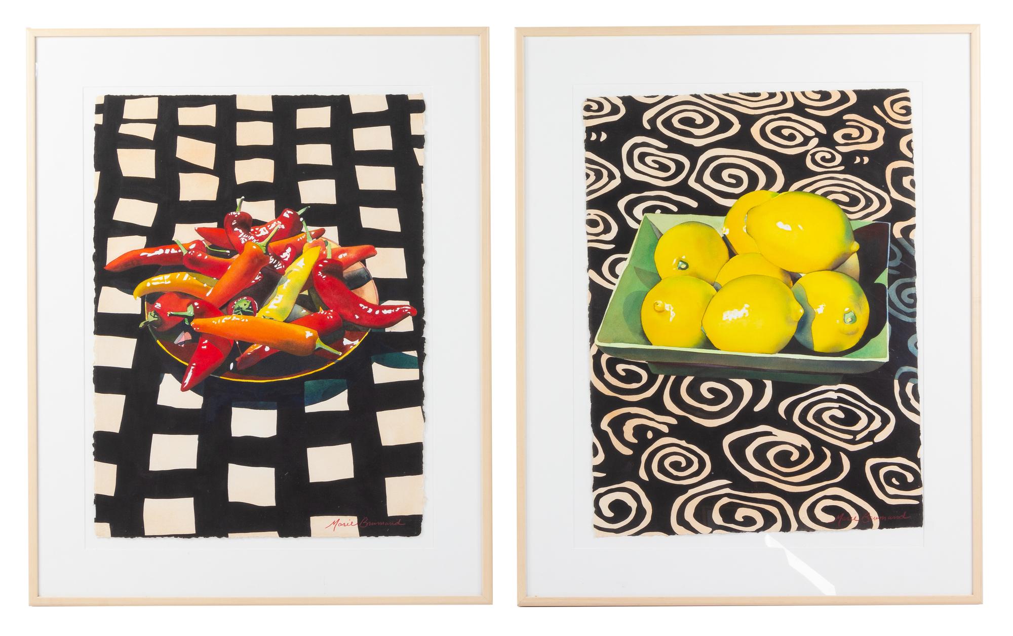 Lemons and Peppers (two works)