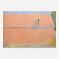 Wolf Kahn (American/German, 1927–2020) Untitled (Barn)