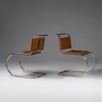 Pair of MR 10 Chairs, c. 1960 Knoll, USA