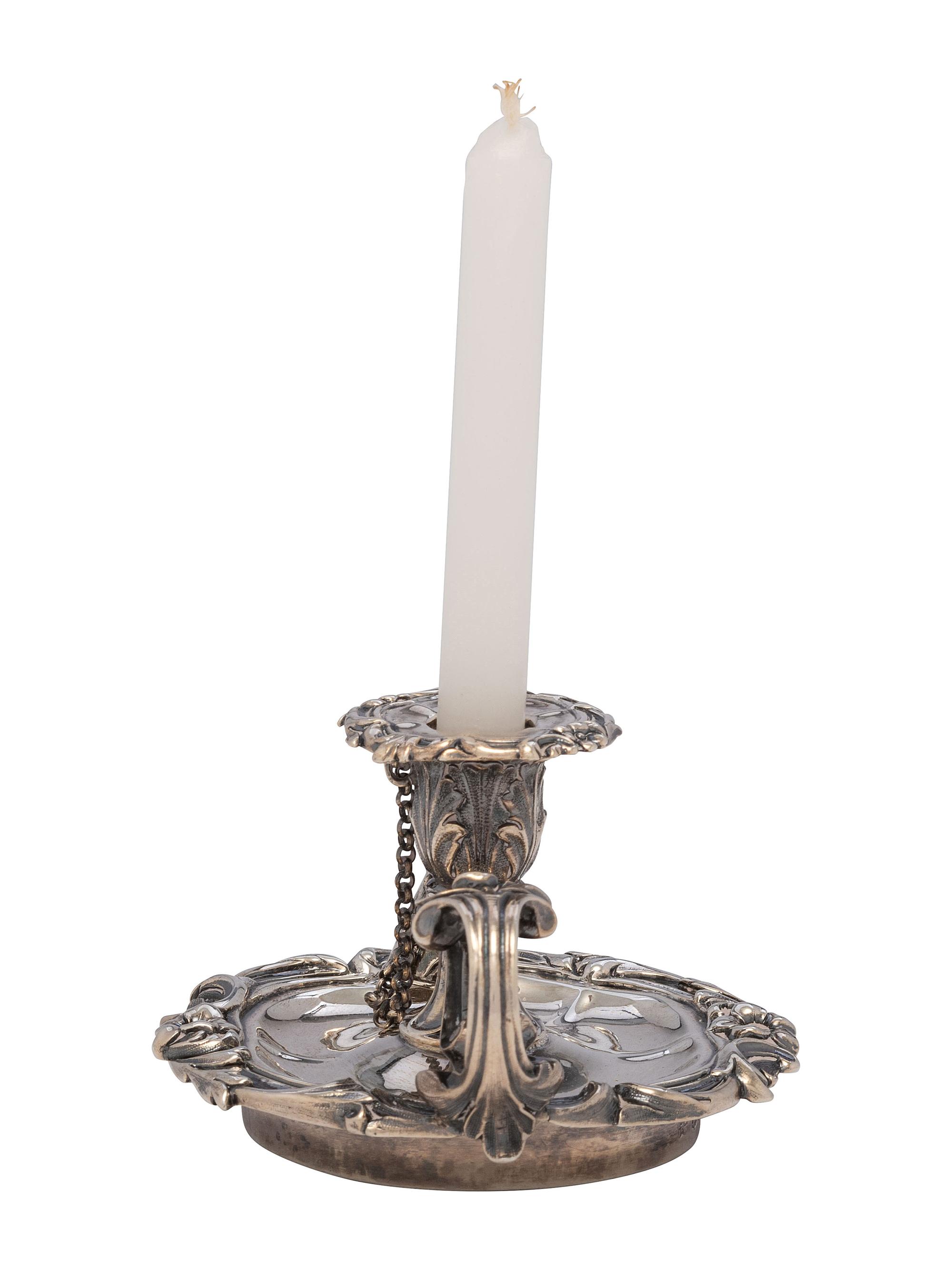 A William IV Silver Chamber Stick