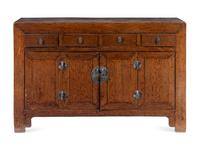 A Chinese Hardwood Sideboard