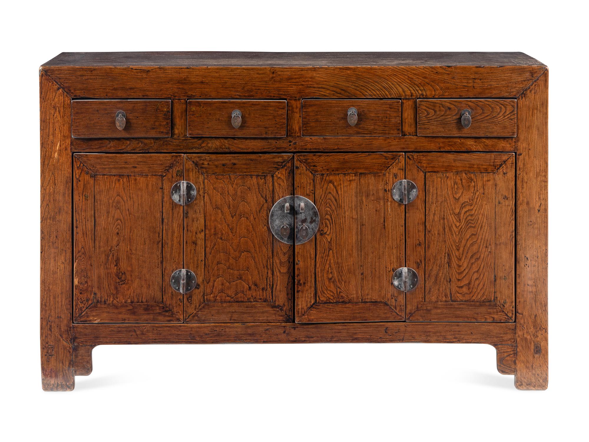 A Chinese Hardwood Sideboard