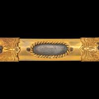 Presentation Grade Imported Staff & Field Officer's Saber Inscribed to Lt. Colonel (General) George Ward - Killed at Gettysburg
