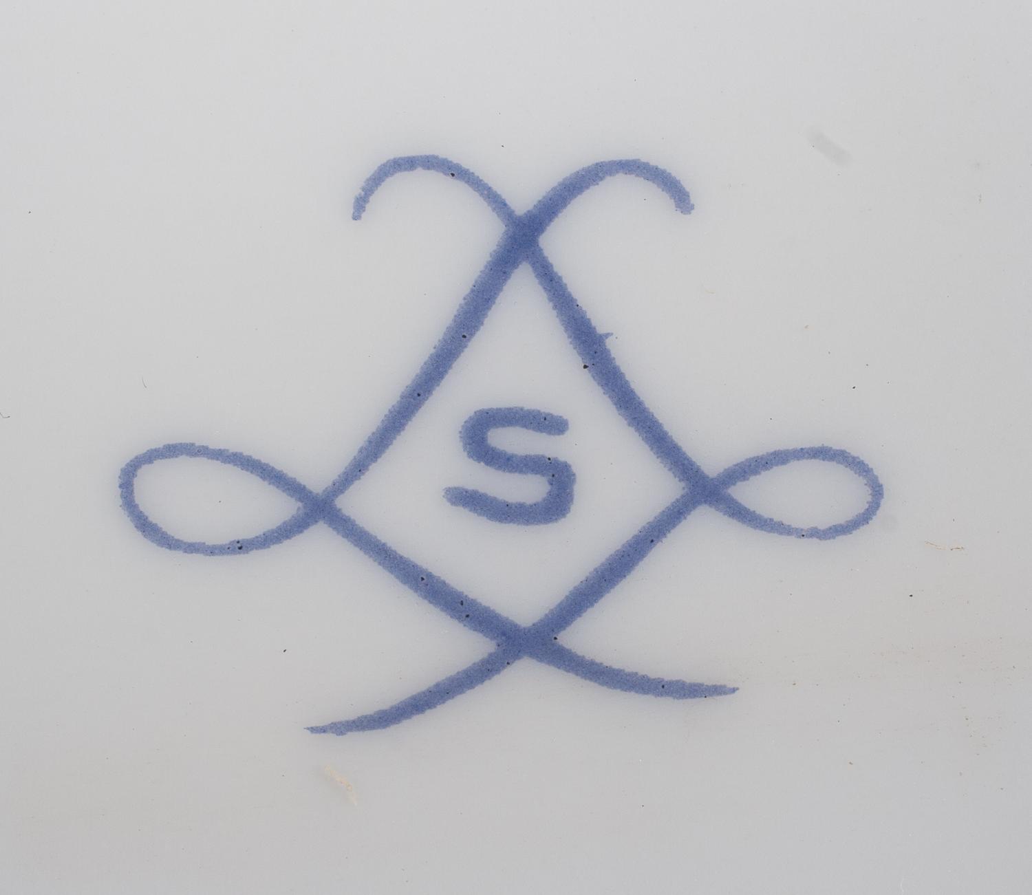 A Sevres Style Porcelain Table Casket Width 12 inches.