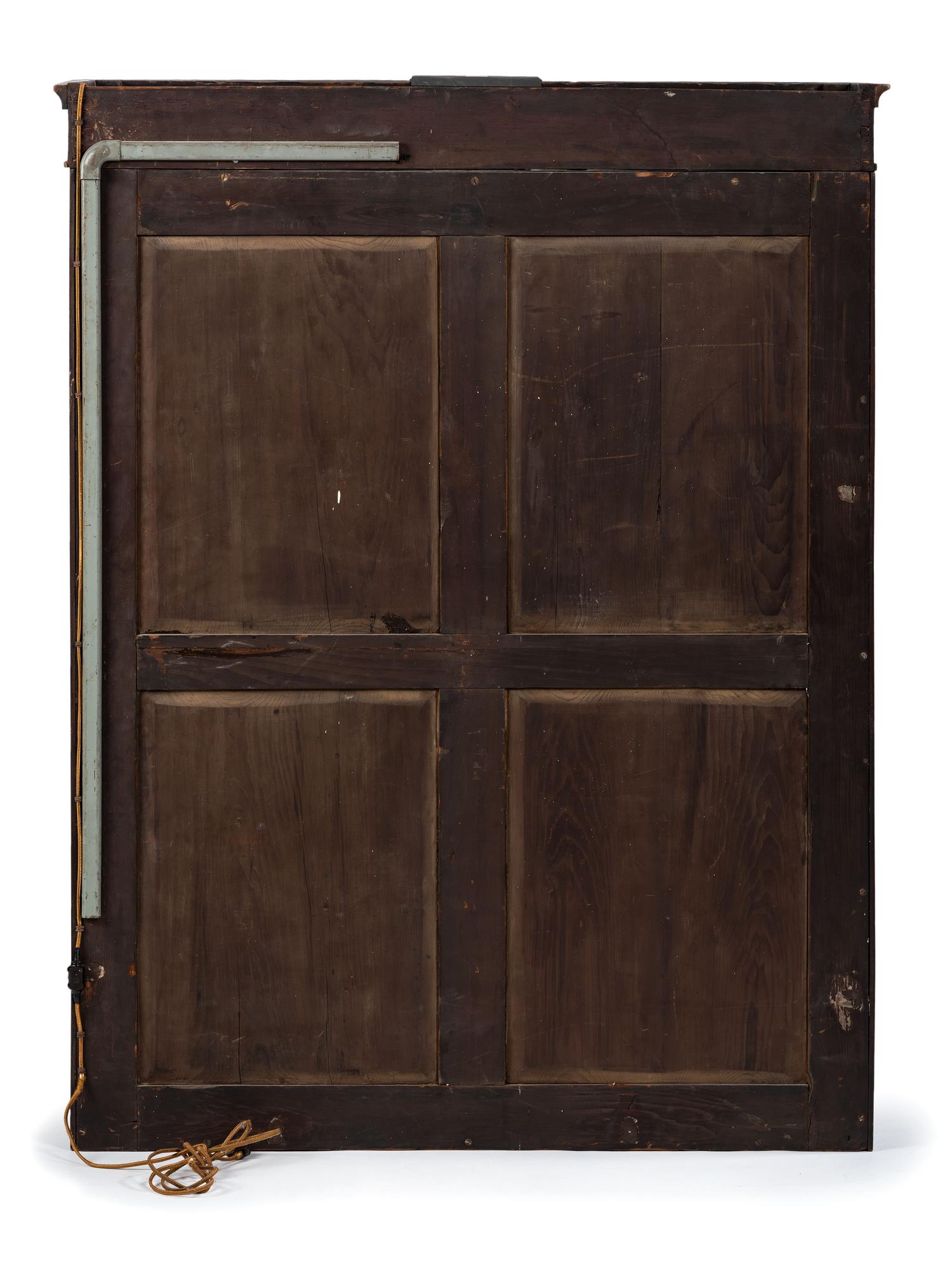 An Adams Style Paint Decorated Bookcase
